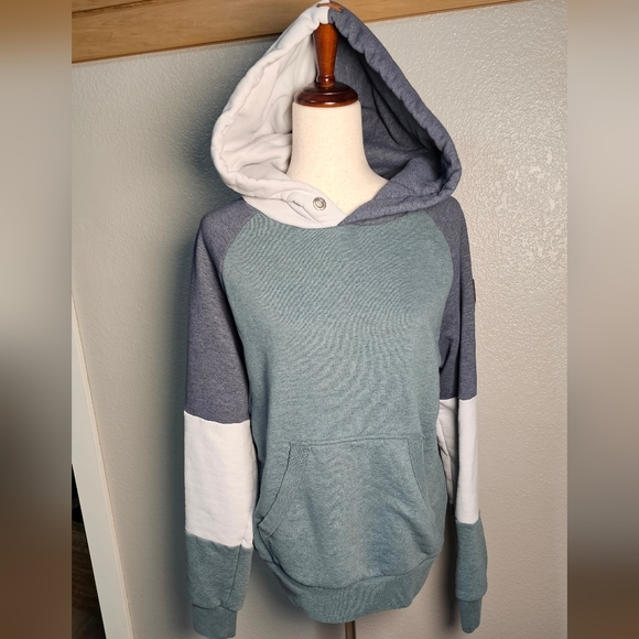 Wanakome Colorblock Hoodie Sweater Sweatshirt XL - Picture 3 of 10